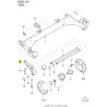 Nawias prawy belka tył FORD Fiesta 1989-1996 OE 6691895