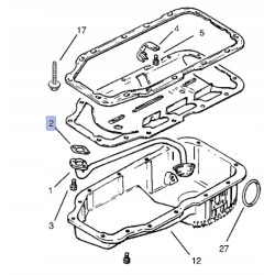 Uszczelka smoka oleju OPEL ASTRA F G H CORSA A B C KADETT OE 90190637