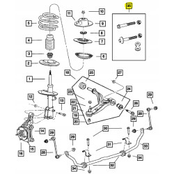 Zestaw śrub do regulacji pochylenia kół - Mopar Chrysler Voyager 5013687AB