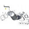 RURA WĄŻ PRZEWÓD KSZTAŁTOWANY KATALIZATORA BMW X3 G01 OE 18328684698