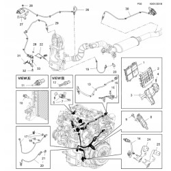 Nakrętka nitowa M6 Opel Astra J K OE 1219929 93299196
