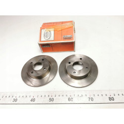 TARCZE HAMULCOWE 2 SZT. PRZÓD FORD FIESTA III 89-95 MOTORCRAFT 1072464