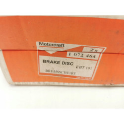TARCZE HAMULCOWE 2 SZT. PRZÓD FORD FIESTA III 89-95 MOTORCRAFT 1072464