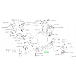 Belka wzdłużna Pod skrzynie Nissan Almera N16 N16E 112405M305 11240-5M305