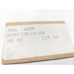 Zbiornik płynu hamulcowego DAEWOO FSO Polonez hamulce Lucas 063570