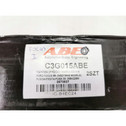 Tarcze hamulcowe przód Ford Fiesta Focus ABE C3G015ABE