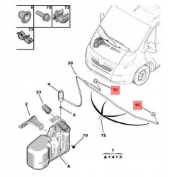 Citroen OE 735511309 , 6438CS