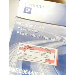 Filtr, wentylacja przestrzeni pasażerskiej Opel Antara A OE 96440878