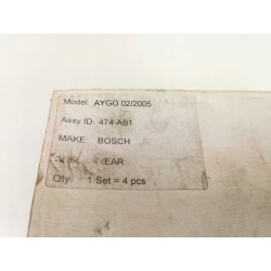 SZCZĘKI HAMULCOWE TYLNE TOYOTA AYGO OE 04495-0H010