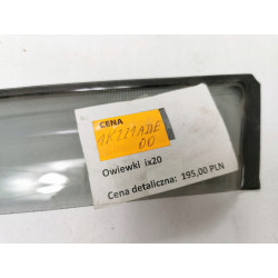 Owiewki na szyby Hyundai IX20 OE 1K221 ADE00