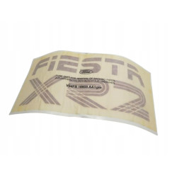 Naklejka, napis FIESTA XR2 Ford Fiesta 1976-1989 OE 1640976