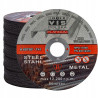 Tarcza do cięcia metalu 1x125x22 Inter Vis IV-125-10 ZESTAW 3 SZTUK