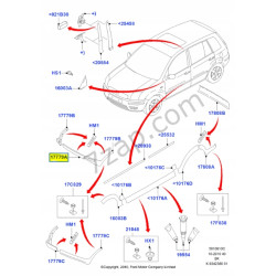 Deflektor zderzak przedni FORD Fiesta 01-08 / Fusion 01-12 OE 1252743
