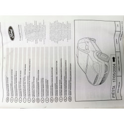 Bagażnik dachowy, belki FORD Fiesta 01-08 Fusion 01-12 OE 1352994