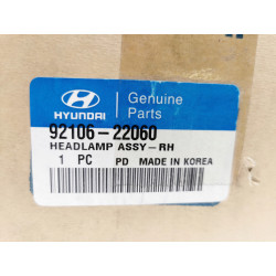 Lampa prawy przód Hyundai Accent 1995- OE 92106 22060