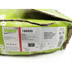 Tarcze hamulcowe przód VALEO Citroen Berlingo Peugeot Partner 186695