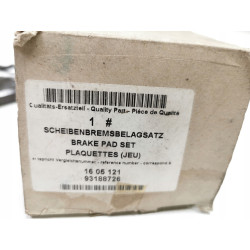 Klocki hamulcowe przód Opel Astra G OE 1605121 93188726