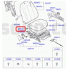 Osłona prowadnicy fotela Hyundai Elantra 2006- OE 88567 3K000 88567 3K0009Y