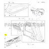 Klips, spinka poszycie pas tylny OPEL CROSSLAND X OE 13435003