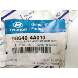Zespół leja i zatyczki, zbiornik płynu spryskiwaczy Hyundai H-1 98640 4A010