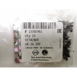 Ustalacz mocowanie uszczelki przednich drzwi Opel Astra J Meriva B 13350982