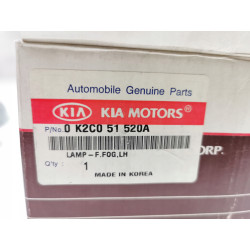 HALOGEN LAMPA PRZECIWMGŁOWA PRZÓD LEWA KIA CARENS 2000- K2C0 51 520A