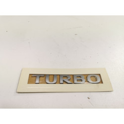 Emblemat, napis TURBO na klapę bagażnika Opel Astra H OE 177458 93190616