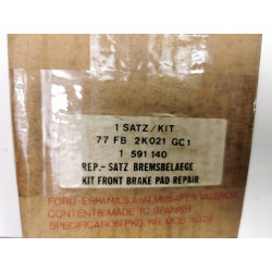 Klocki hamulcowe przód Ford Fiesta I OE 77FB 2K021 GC1 1591140