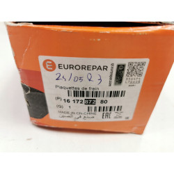 Zestaw klocków hamulcowych, hamulce tarczowe Eurorepar 1617287280