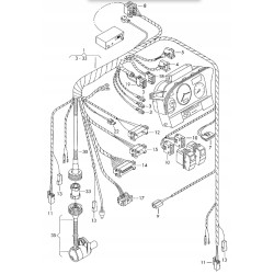Przewód adaptera do tachografu Volkswagen LT, LT 4x4 2003- OE 2D0971555