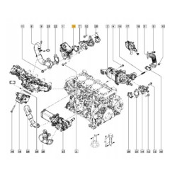 USZCZELKA ZAWORU EGR OPEL MOVANO B RENAULT MASTER III OE 95519091