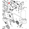 Uchwyt linka sprzęgła Citroen Berlingo Peugeot Partner OE 2151.E9 2151 E9