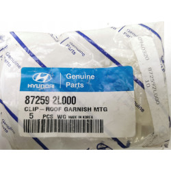 Spinka, klips listwy dachowej Hyundai I30 2007- OE 87259 2L000