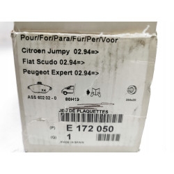 Klocki hamulcowe przód Citroen Jumpy Evasion Expert OE E172050