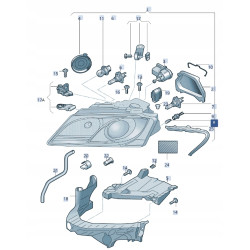Żarówka W5W-12V5W-H Audi A5 A6 A7 OE N0177539