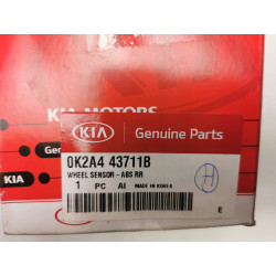 Czujnik ABS tył Kia Sephia 1997- OE 0K2A4 43711B
