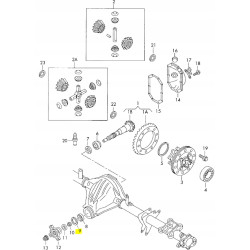 Podkładka regulacyjna, dyferencjał Volkswagen Crafter LT OE 2D0525291K