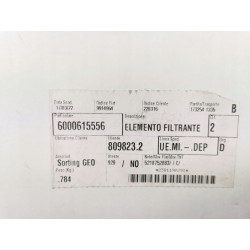Filtr powietrza Fiat 124 Spider ABARTH 124 Spider OE 6000615556