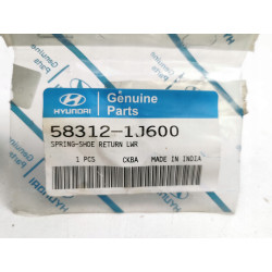 Sprężyna powrotna dolna tył, hamulce bębnowe Hyundai I10 OE 58312 1J600