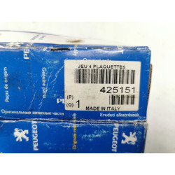 Klocki hamulcowe przód Peugeot 806 Expert OE 425151 4251.51