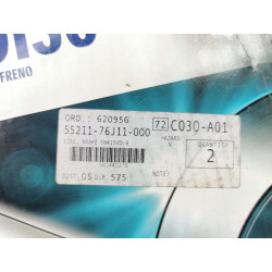 Tarcza hamulcowa przód Suzuki Jimmy 2003 2005 OE 55211-76J11