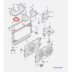 Płyta przewodząca powietrze FORD MONDEO GD 1996-2000 96BG-8327-BJ 1042773