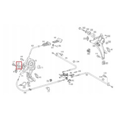 MERCEDES WIELE MODELI Slimak zapadka hamulca recznego OE A2034270328