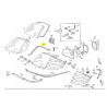 Uszczelka górna, lampa lewy przód Mercedes-Benz SL 1298260580 A1298260580