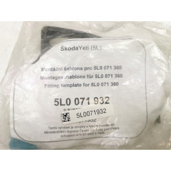 Szablon do montażu listwy zderzaka tył Skoda Yeti 2009-2014 OE 5L0071932