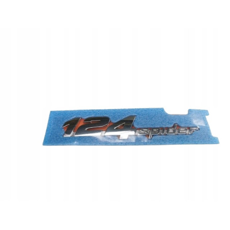 Emblemat, napis 124spider tył Fiat 124 Spider OE 6000615475