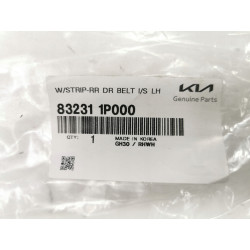 Listwa tylnej lewej szyby KIA Venga 09-18 Hyundai IX20 OE 83231 1P000