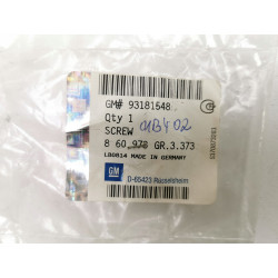 Śruba, system wydechowy Opel Corsa D OE 860973 93181548