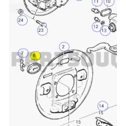 Uszczelka, hamulce bębnowe Volvo 340 360 OE 3266317