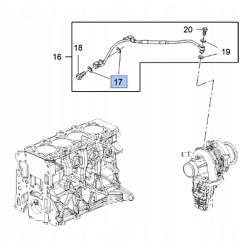 USZCZELKA PRZEWODU OLEJOWEGO OPEL INSIGNIA A B ZAFIRA C OE 12642685